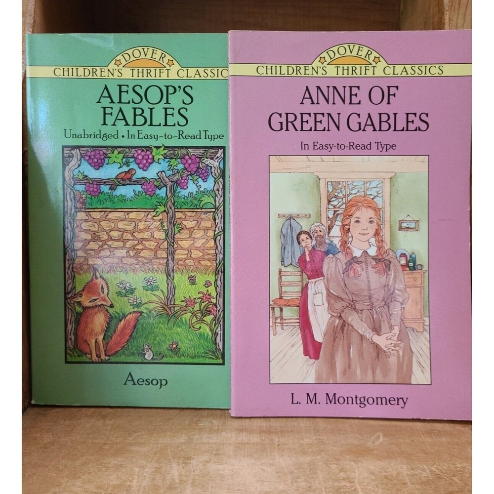 Dover Children's Thrift Classics Aesop's Fables,  Anne of Green Gables